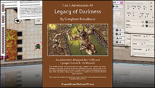 Fantasy Grounds - 1 on 1 Adventures #9: Legacy of Darkness (3.5E/PFRPG)