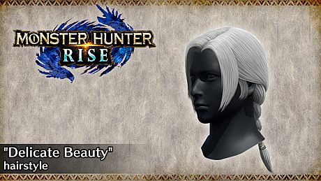 MONSTER HUNTER RISE - "Delicate Beauty" hairstyle DLC