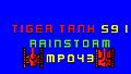 Tiger Tank 59 Ⅰ Rainstorm MP043