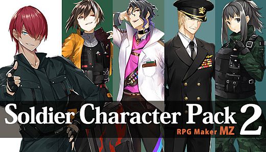 RPG Maker MZ - Soldier Character Pack 2