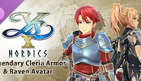 Ys X: Nordics - Legendary Cleria Armor & Raven Avatar