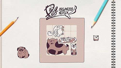 Dogs Organized Neatly