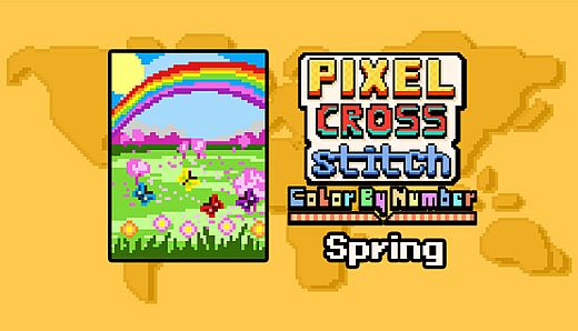 Pixel Cross Stitch - Spring Pack