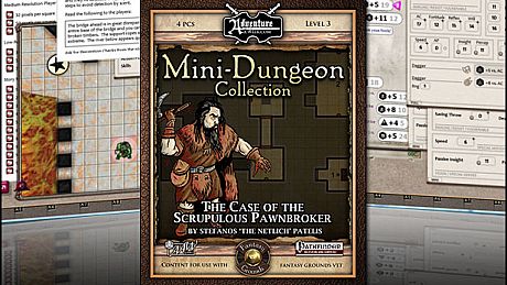 Fantasy Grounds - Mini-Dungeon #013: The Case of the Scrupulous Pawnbroker (PFRPG) DLC