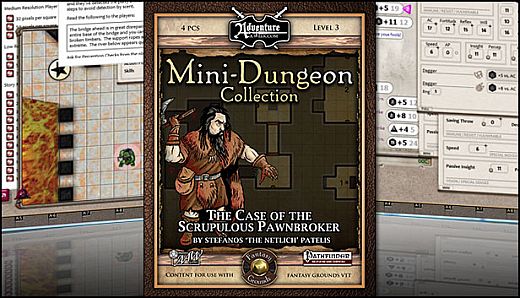 Fantasy Grounds - Mini-Dungeon #013: The Case of the Scrupulous Pawnbroker (PFRPG)