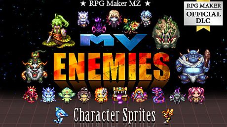 RPG Maker MZ - MV Enemies - character sprites DLC