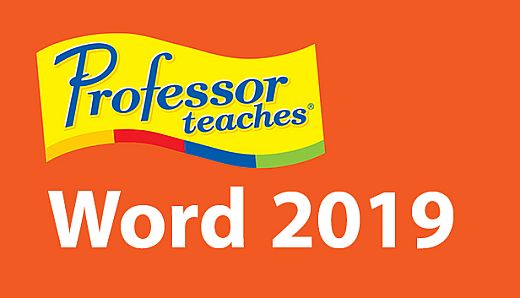 Professor Teaches Word 2019
