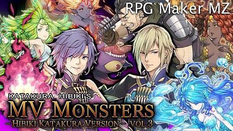 RPG Maker MZ - Hibiki Katakura MV Monsters Vol.3 DLC