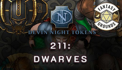 Fantasy Grounds - Devin Night Pack 211: Dwarves