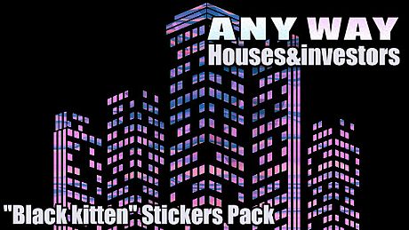 AnyWay! - "Black kitten" Stickers Pack DLC