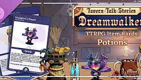 Tavern Talk Stories: Dreamwalker - TTRPG Item Cards: Potions