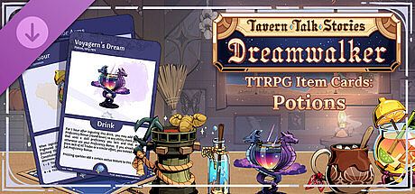 Tavern Talk Stories: Dreamwalker - TTRPG Item Cards: Potions DLC