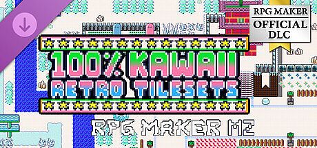 RPG Maker MZ - 100 Percent Kawaii Retro Tilesets