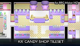 RPG Maker MZ - KR Candy Shop Tileset
