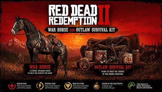 Red Dead Redemption 2 - War Horse and Outlaw Survival Kit