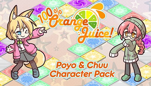 100% Orange Juice - Poyo & Chuu Character Pack
