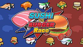 SUSHI vs BURGER Race