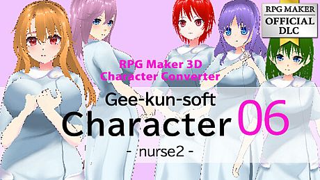RPG Maker 3D Character Converter - Gee-kun-soft character 06 nurse 2 DLC