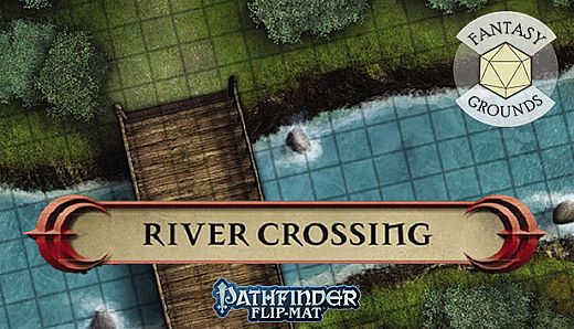 Fantasy Grounds - Pathfinder RPG - Pathfinder Flip-Mat - Classic River Crossing