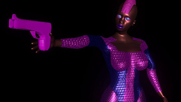 Buy Lady in a Leotard With a Gun