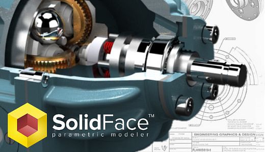 SolidFace Parametric CAD Modeler 2D/3D