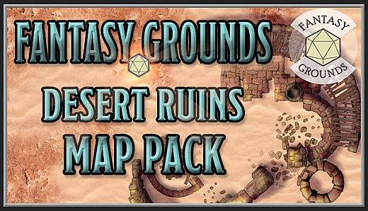 Fantasy Grounds - FG Desert Ruins Map Pack