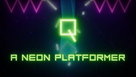 Q - A Neon Platformer Game