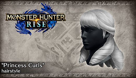 Monster Hunter Rise - "Princess Curls" hairstyle