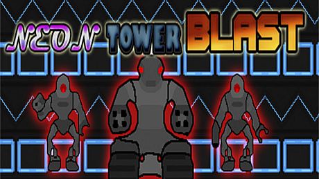 Neon Tower Blast Game