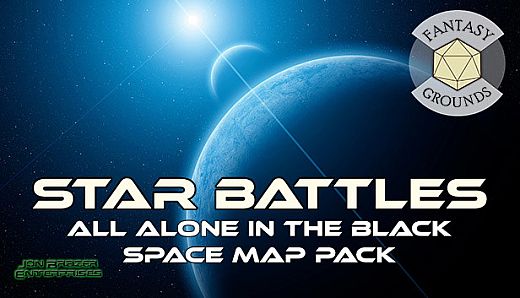 Fantasy Grounds - Star Battles: All Alone in the Black Space Map Pack