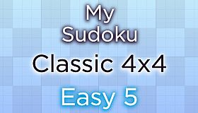 My Sudoku - Classic 4x4 Easy 5