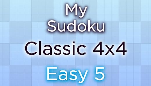 My Sudoku - Classic 4x4 Easy 5