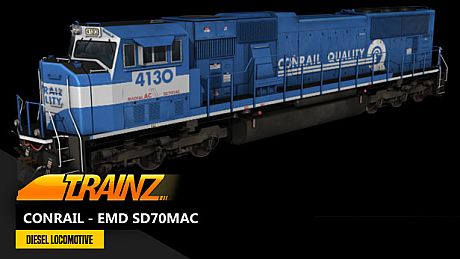 Trainz 2022 DLC - Conrail - EMD SD70MAC DLC