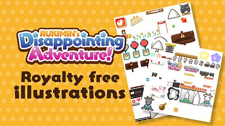 RUKIMIN's Disappointing Adventure! - Royalty free illustrations DLC