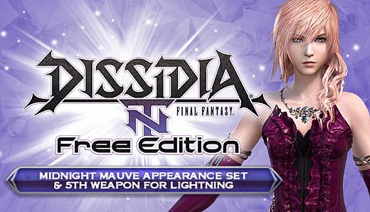 DFF NT: Midnight Mauve Appearance Set & 5th Weapon for Lightning