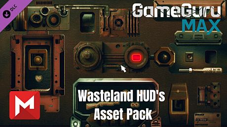 GameGuru MAX Wasteland Asset Pack - HUD's Volume 1 DLC