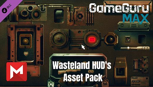 GameGuru MAX Wasteland Asset Pack - HUD's Volume 1