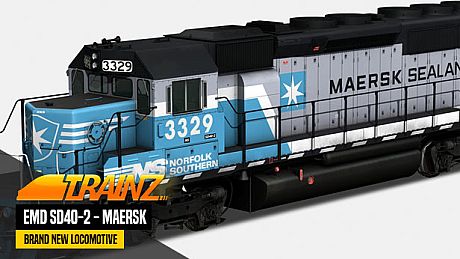 Trainz Plus DLC - EMD SD40-2 - Maersk DLC