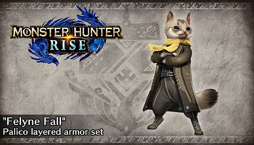 Monster Hunter Rise - "Felyne Fall" Palico Layered Armor Set