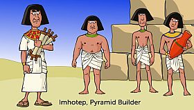 Imhotep, Pyramid Builder