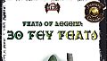 Fantasy Grounds - Feats of Legend: 30 Fey Feats (PFRPG)
