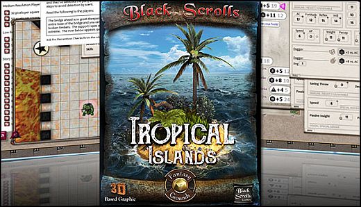 Fantasy Grounds - Black Scroll Games - Tropical Islands (Map Pack)
