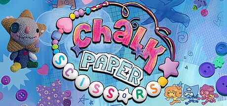 Chalk Paper Scissors Game