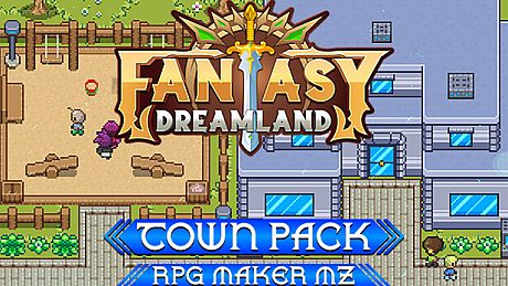RPG Maker MZ - Fantasy Dreamland - Town Pack DLC