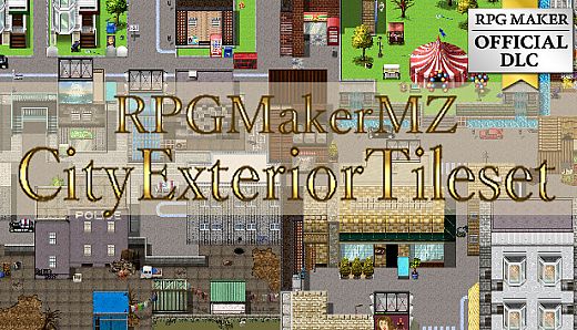 RPG Maker MZ - City Exterior Tileset