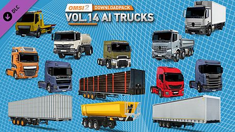 OMSI 2 Add-on Downloadpack Vol. 14 - AI Trucks DLC