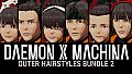 DAEMON X MACHINA - Outer Hairstyles Bundle 2