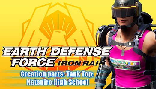 EARTH DEFENSE FORCE: IRON RAIN - Creation parts: Tank Top: Natsuiro High School