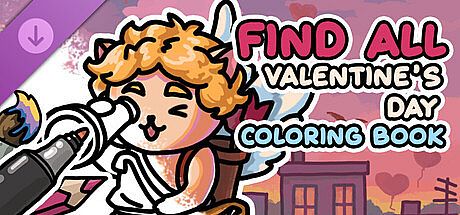 FIND ALL: Valentine's Day  - Coloring Book DLC