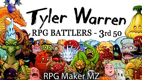 RPG Maker MZ -  Tyler Warren RPG Battlers - 3rd 50 DLC